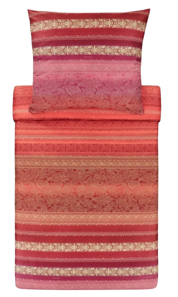 Bettwäsche Monreale R1 Satin rot