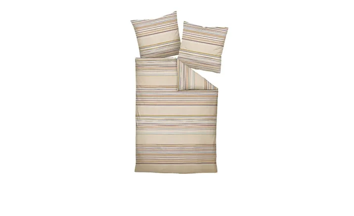 Biber Bettwäsche 200 x 200 cm Beige