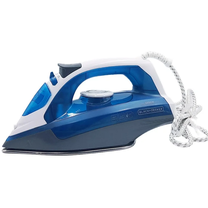 Black + Decker Dampfbügeleisen, blau