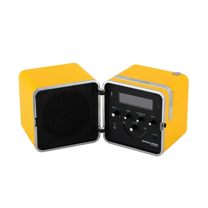 Bluetooth-Radio RADIO.CUBO 50° von Sapper & Zanuso für Brionvega – Schwarz
