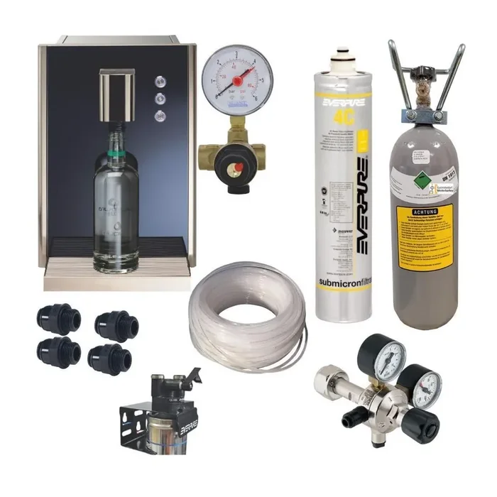 Bluglass 30 Hot mineral water device for 4 types complete set