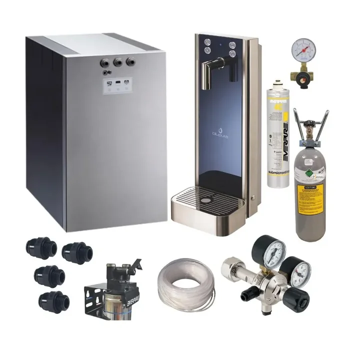 Blusoda Box Piccola15 Complete Undercounter Set Bluglass Tower 3 way