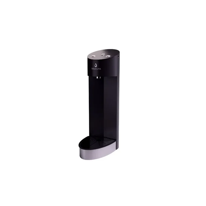 BLUTOWER BLACK dispensing column for 2 types of table water