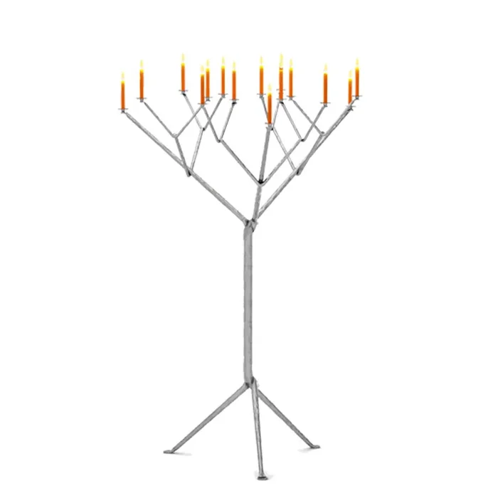 Bodenkerzenhalter Baum OFFICINA von Ronan & Erwan Bouroullec für Magis – Grau