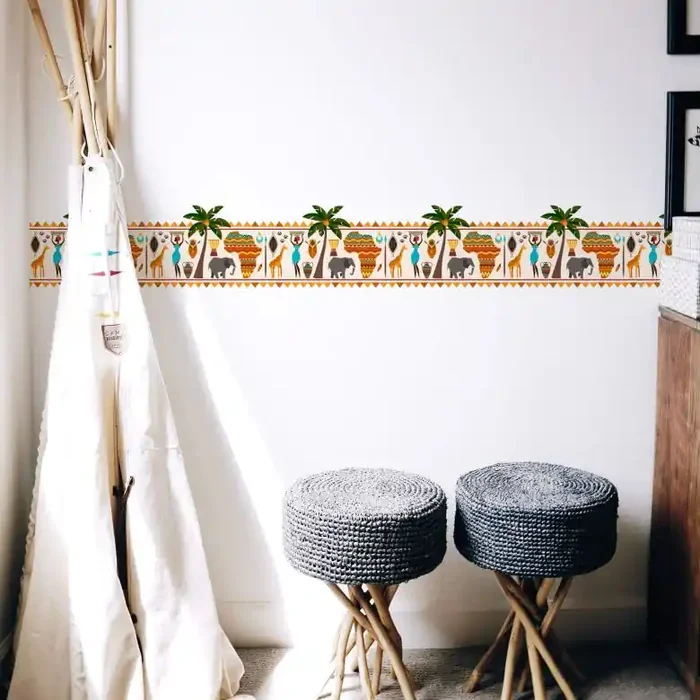 Bordüre Colourful Africa