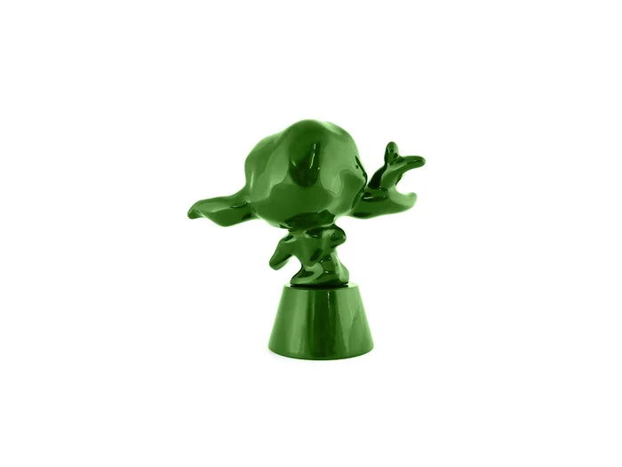 Bosa Momonsters The Part of Zucchini dekorative Figur Entworfen von Giovanni Motta