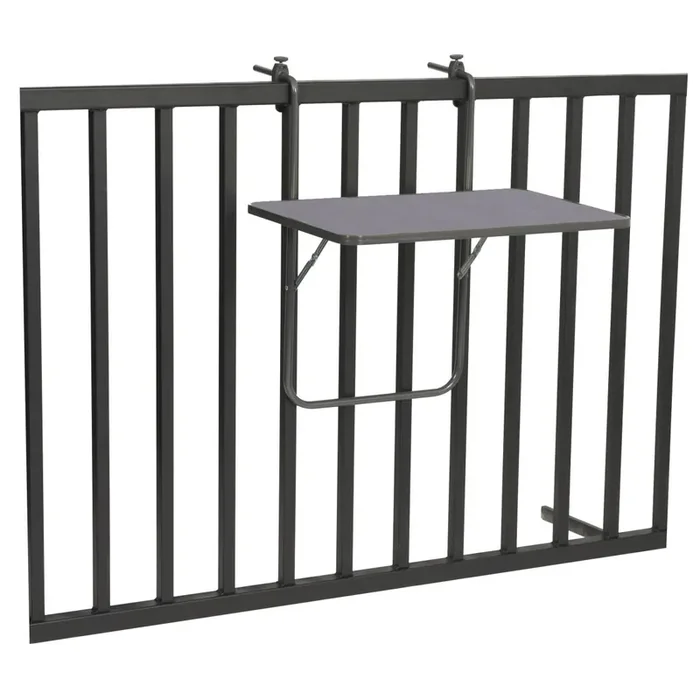 Boy – Balkonhängetisch 60×40 cm in Anthrazit