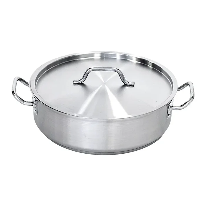 Bratentopf mit Deckel, Ø 360 mm, Höhe 110 mm, 11,2 Liter