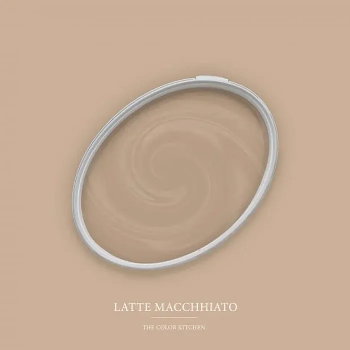 Braun Wandfarbe seidenmatt I Latte Macchhiato behagliche und ruhige Raumatmosphäre schaffend THE COLOR KITCHEN