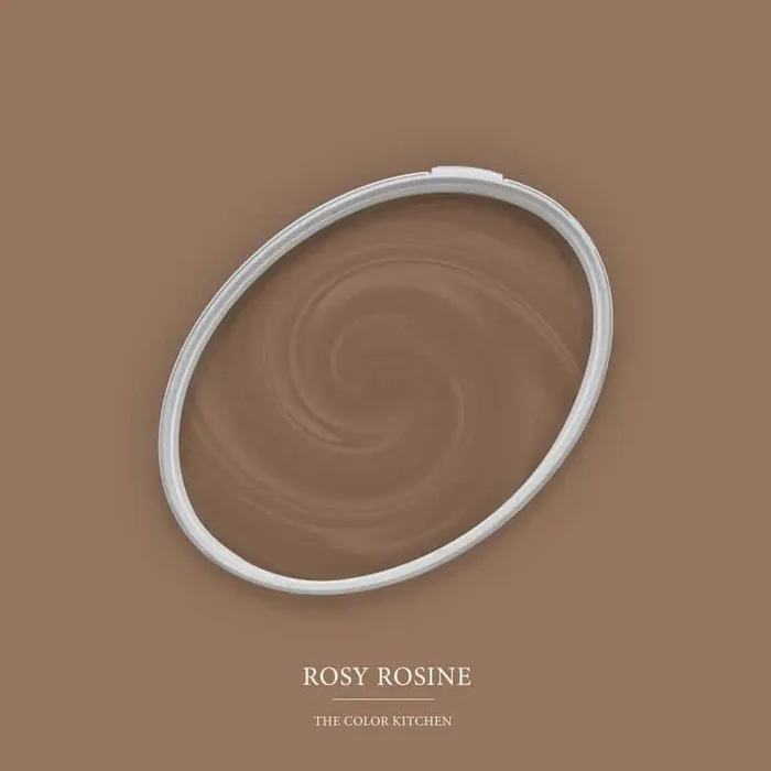 Braun Wandfarbe seidenmatt I Rosy Rosine behagliche und ruhige Raumatmosphäre schaffend THE COLOR KITCHEN