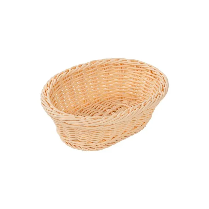 Bread and fruit basket oval, stable braided, polypropylene, 235 x 150 x 70 mm (WxTxH)