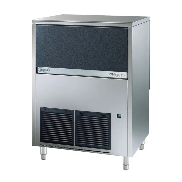 BREMA air-cooled ice cube maker, 95kg/24h, dimensions 738 x 600 x 1130 mm (WxDxH)