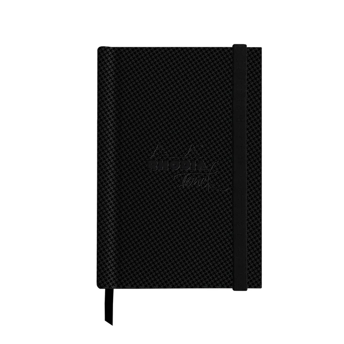 Buch aus 100 % Baumwolle, satinierte Oberfläche, 40 Seiten, A6 Hochformat, Broschüre, genäht, mit Hartcover. Rhodia Touch [Größe 15x11x2 cm]