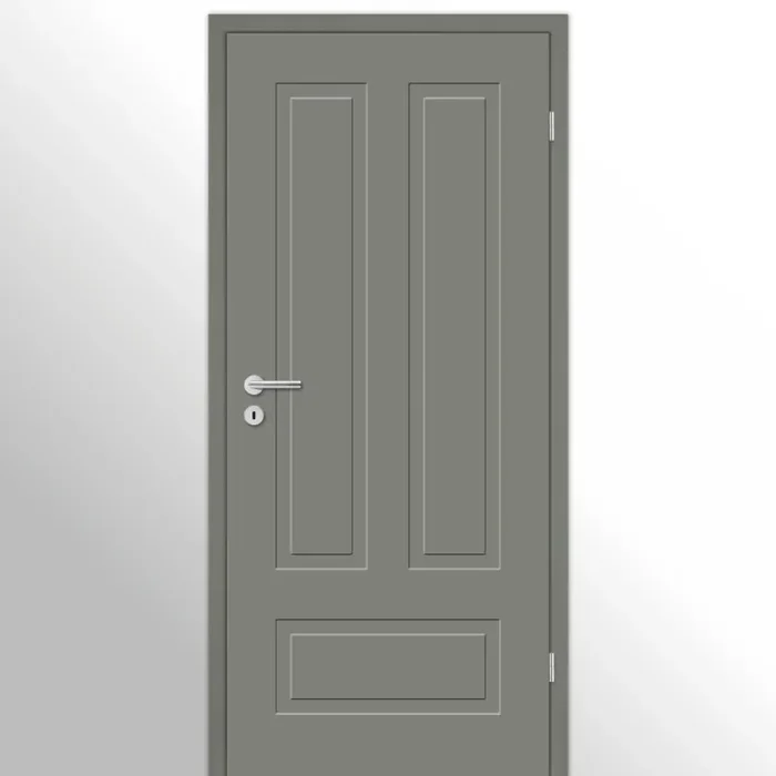 Cala 03-Q Landhaustür / Stiltür RAL 7037 Lavagrau