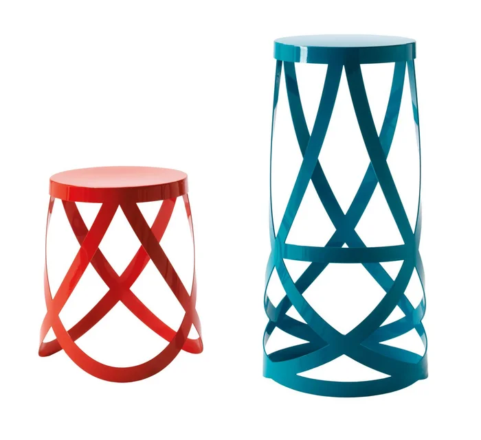 Cappellini Ribbon Hocker Entworfen von Nendo