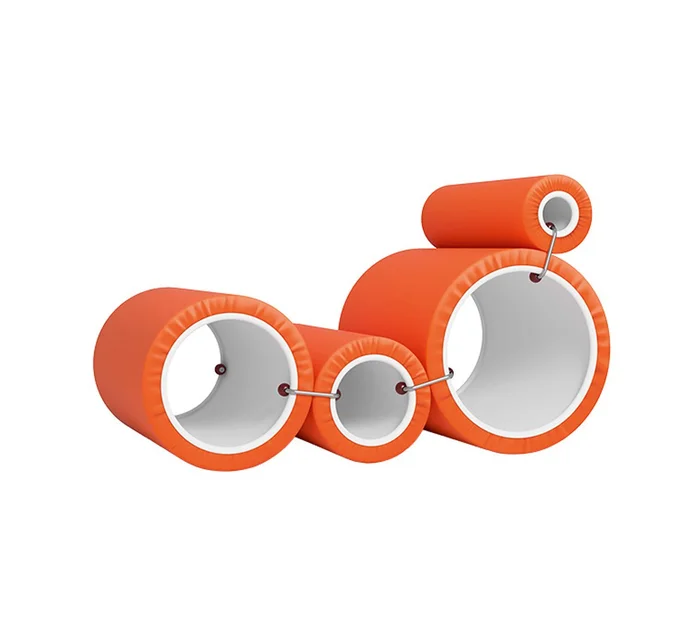 Cappellini Tube Sessel Entworfen von Joe Colombo