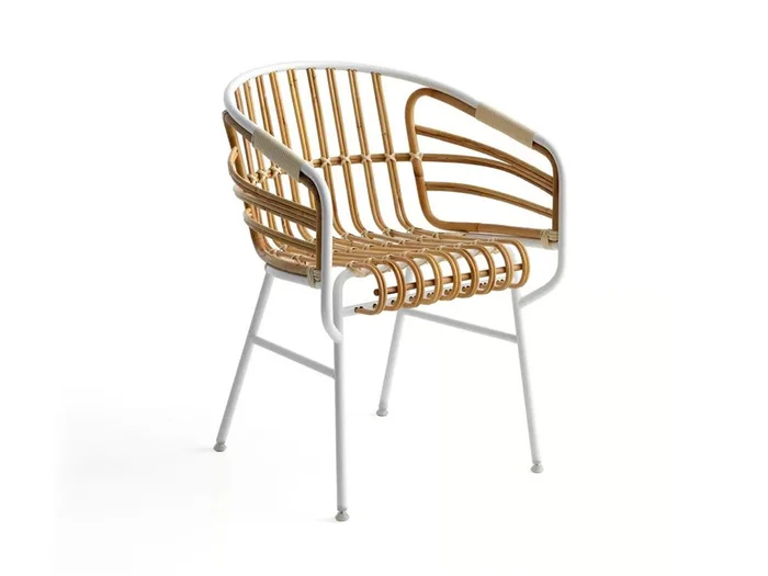 Casamania Raphia Rattan Stuhl Entworfen von LucidiPevere