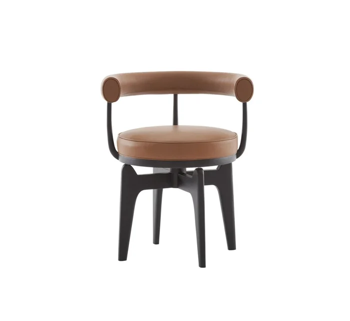 Cassina 528 Indochine Drehsessel Entworfen von Charlotte Perriand