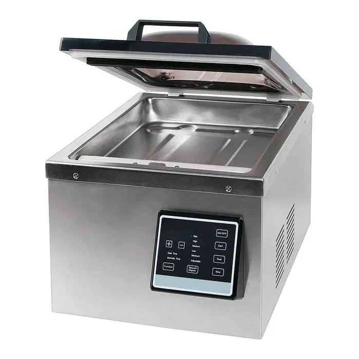 Chamber vacuum sealer with electronic control + marinating program, 429 x 359 x 378 mm (WxDxH)