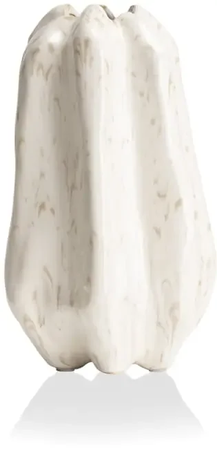 Char Vase H26cm – cremefarben