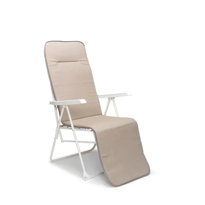 Chiemsee – Relaxliege in Weiß – Beige