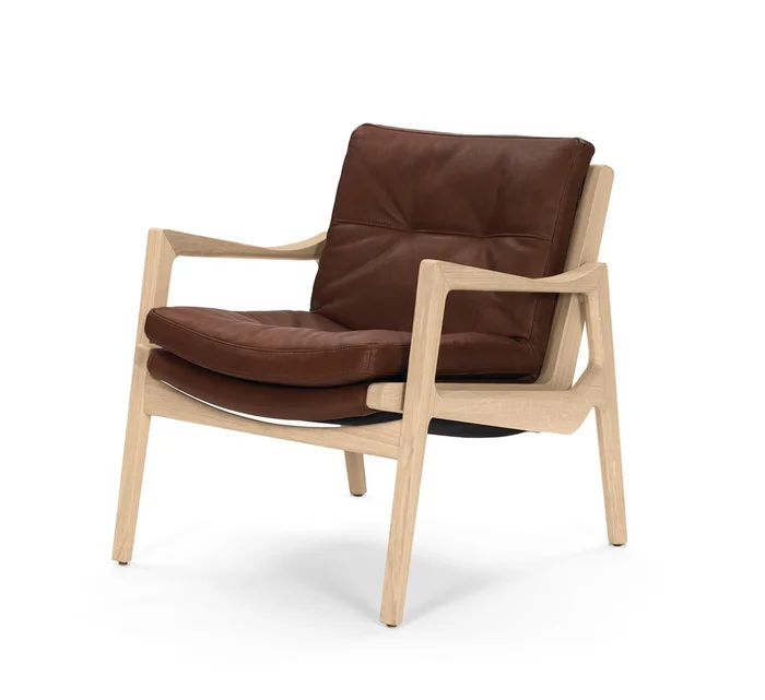 ClassiCon Euvira Lounge Stuhl Leder Entworfen von Jader Almeida