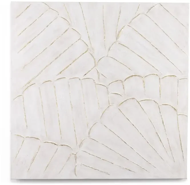 Clover Bild 100x100cm – Weiss