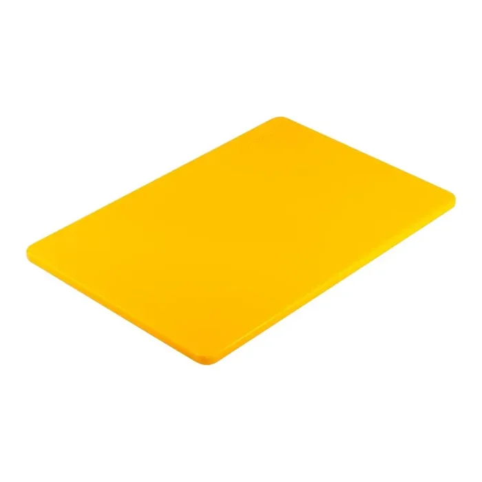 Cutting board, HACCP, color yellow, 450 x 300 x 13 mm (WxDxH)