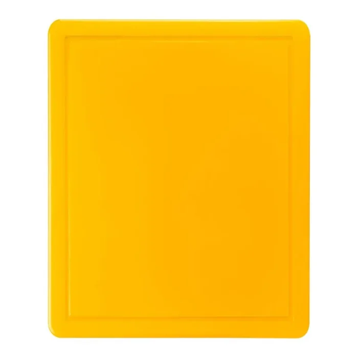 Cutting board, HACCP, color yellow, 60 x 40 x 2 cm (WxDxH)