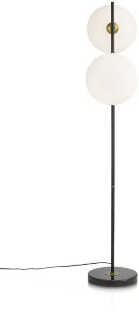 David Stehlampe 2*G9 – Schwarz/ Anthrazit