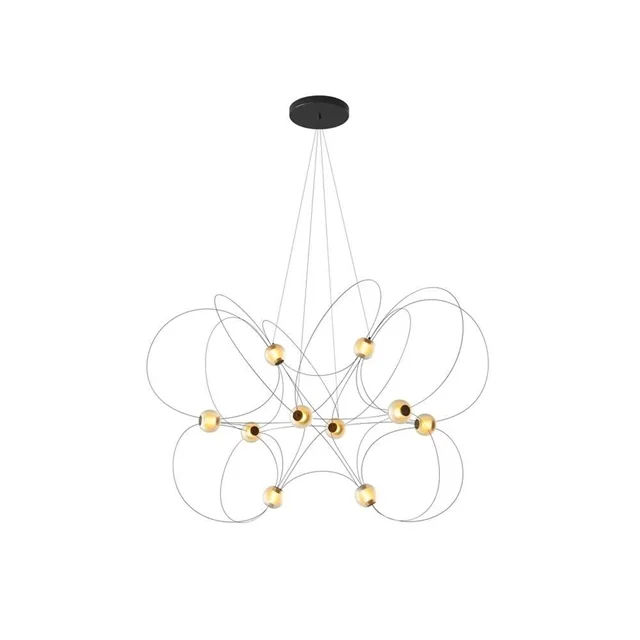 DCWéditions Munari Pendelleuchte X10 Schwarz