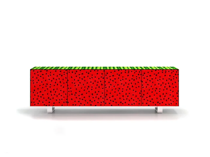 De Rosso Watermelon Sideboard Entworfen von Paola Navone
