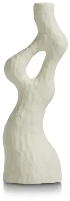 Debra Vase H32cm – cremefarben