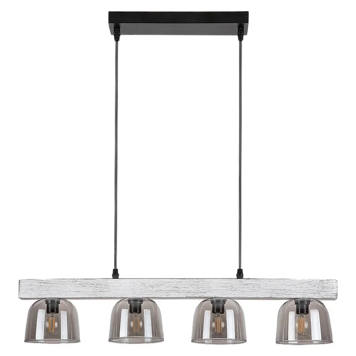 Deckenleuchte Pendelleuchte für Innenräume Holz mit Glas Rabalux Cardamom