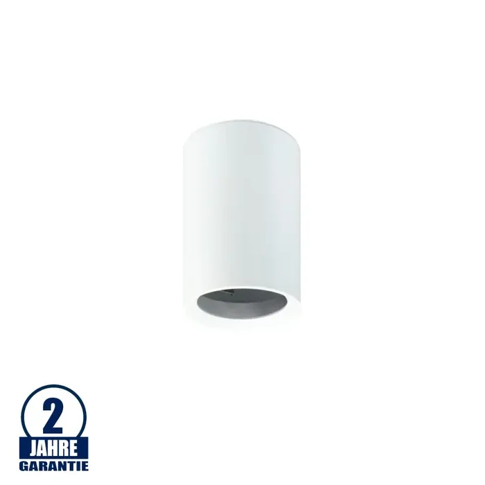 Deckenstrahler Aluminium GU10 Rund Weiß