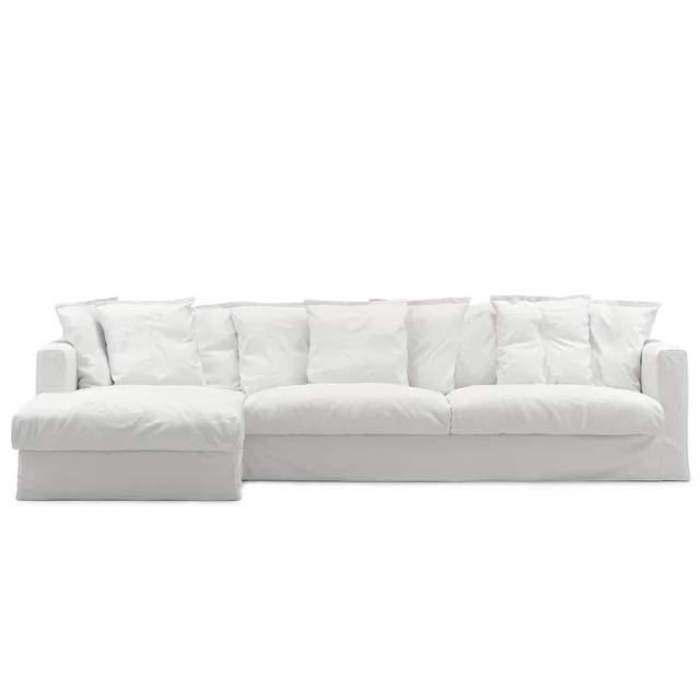 Decotique Le Grand Air 3-Sitzer Sofa Divan Links Weiß