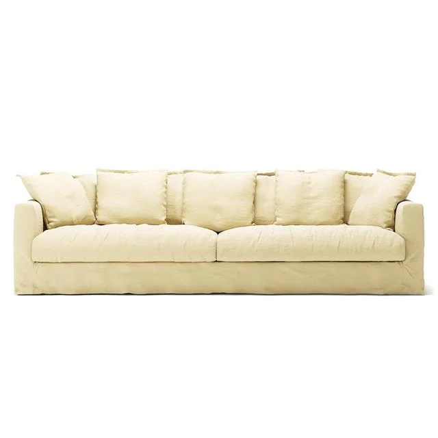 Decotique Le Grand Air XL 4-Sitzer-Sofa, Morgenrot/Löwe