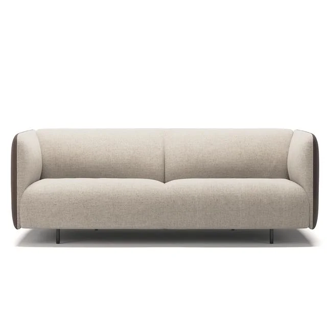 Decotique Urban 2,5-Sitzer Sofa Beige/Breeze/Leder