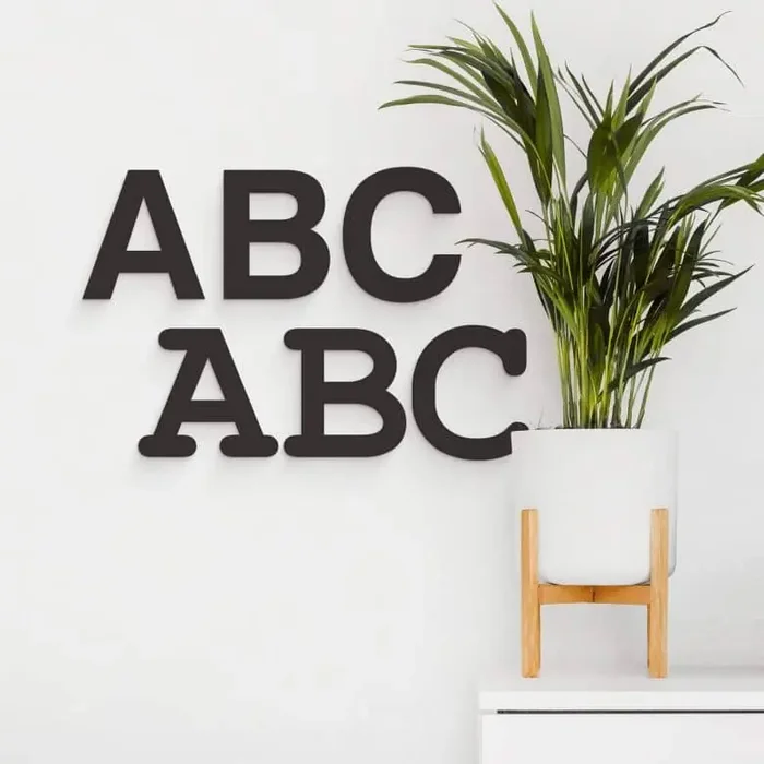 Dekobuchstaben 15 cm Buchstabenhöhe bunt