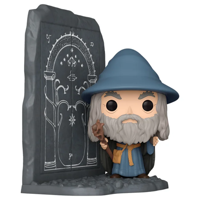 Dekofigur Funko POP Deluxe The Lord Of The Rings Gandalf With Doors Of Durin [Größe 16,5 cm]