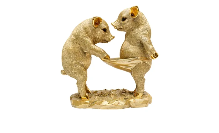 Dekofigur Pig Party 19,5 cm