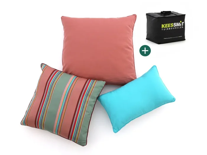 Dekokissen Set Timeless Stripe Marsala