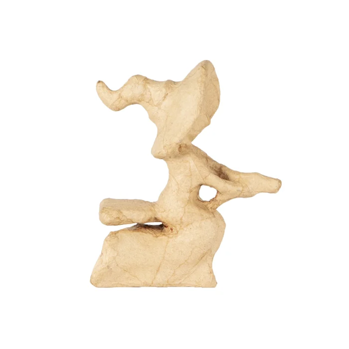 Dekorationsobjekt Hexe auf ihrem Besen Décopatch [Größe 10x5x12 cm]