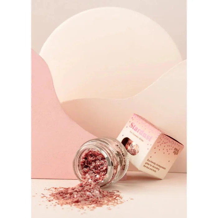 Dekorative Pailletten Moi Mili Pink Star Dust