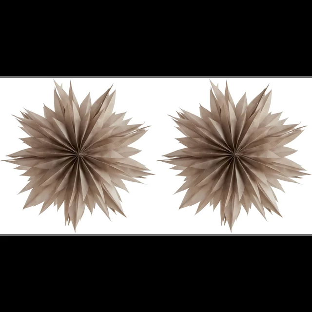 Department Nova Paper Star 50 Grau 2er Set