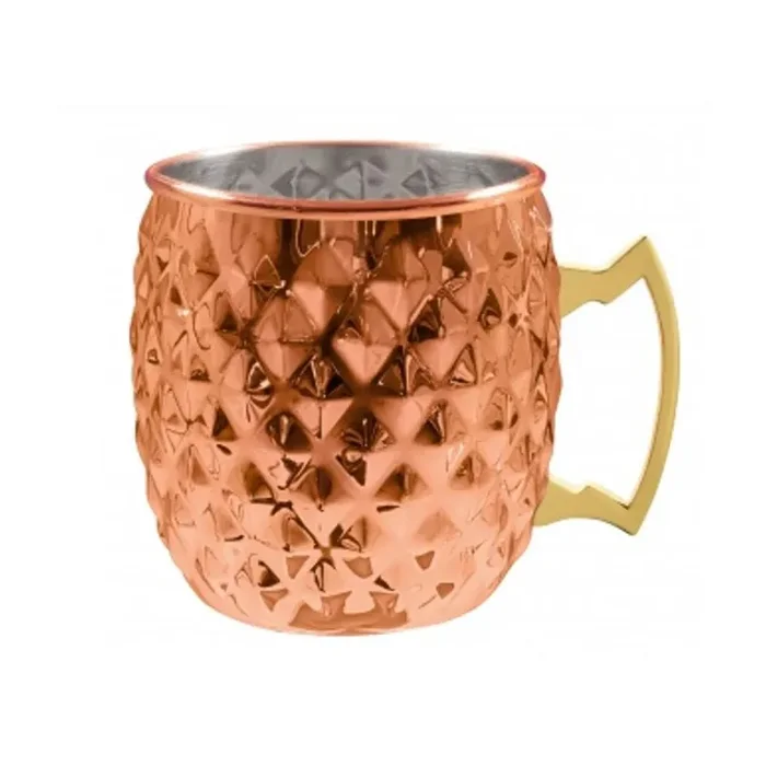 DIAMOND Moscow Mule Kupfer-Optik – Innen Edelstahl 304 – 550ml.