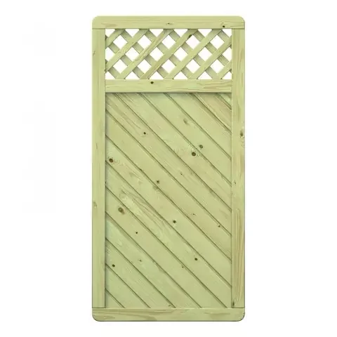 Dichtzaun Gada mit Gitter Fichte kdi 1624 90x180cm