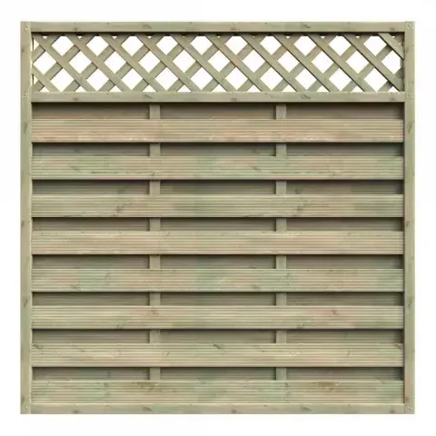 Dichtzaun Mailand 180x180cm Kiefer kdi Grün