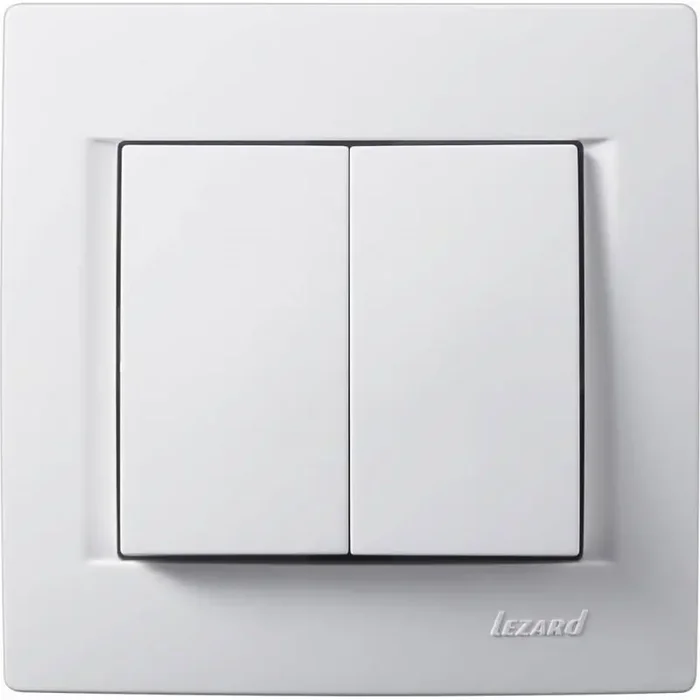 Doppelschalter KARINA weiß 250V/10A