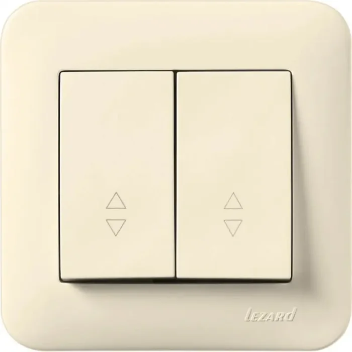 Doppelwechselschalter KARINA LIFE cremeweiß 250V/10A